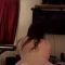 College Girl Rides Reverse Cowgirl